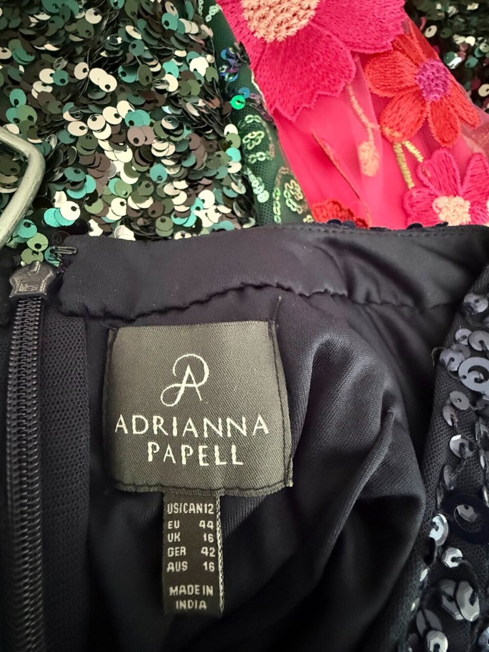 Adrianna Papell navy dress